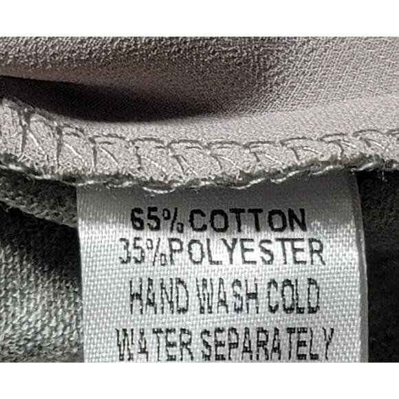 Umgee Gray Heathered Layered Hem Scoop Neck Medium Lightweight Soft Flowy - Picture 4 of 7